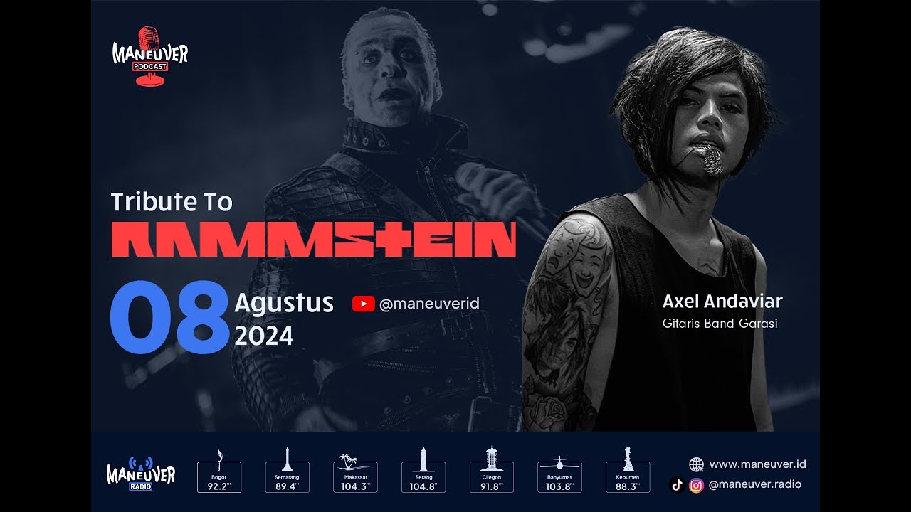 Tribute To Rammstein : Axel di Garasi Band bisa lebih Explore di bandingkan ketika di Coklat Band