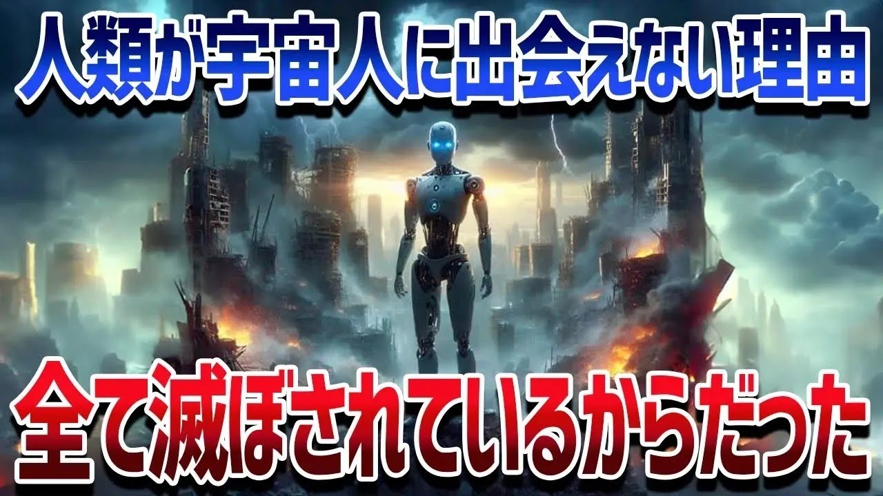 高度な文明は〇〇によって滅ぼされる！新たに分かったフェルミのパラドックスまとめ【ゆっくり解説】