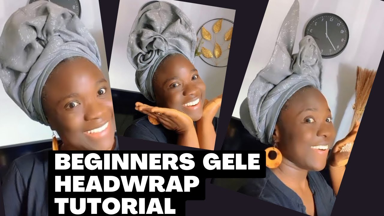 😳EASY & QUICK GELE HEADWRAP TUTORIAL Beginners friendly 🔥🔥