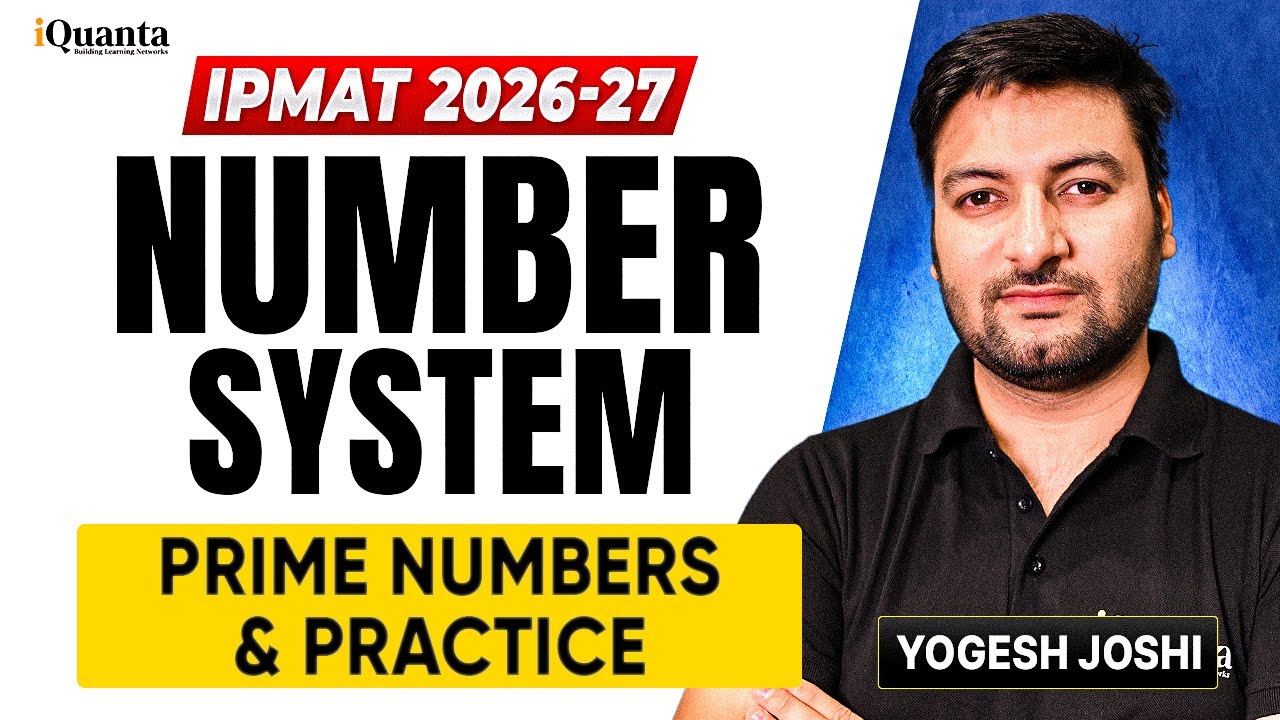 IPMAT Number System Playlist 03 | Prime Numbers and Practice | IPMAT Quantitative Aptitude