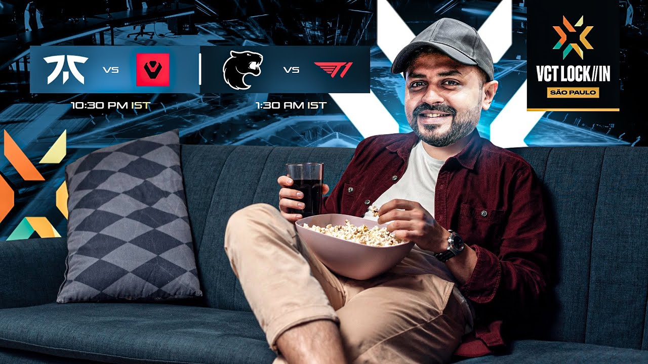 Watch Party | T1 vs. FURIA &mdash; VCT LOCK//IN &mdash; Omega Bracket (Day 3) | #VCTINDWATCH