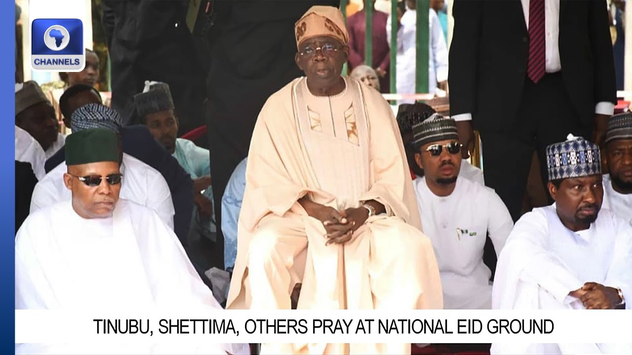 Tinubu, Shettima, Others Pray At National Eid Ground