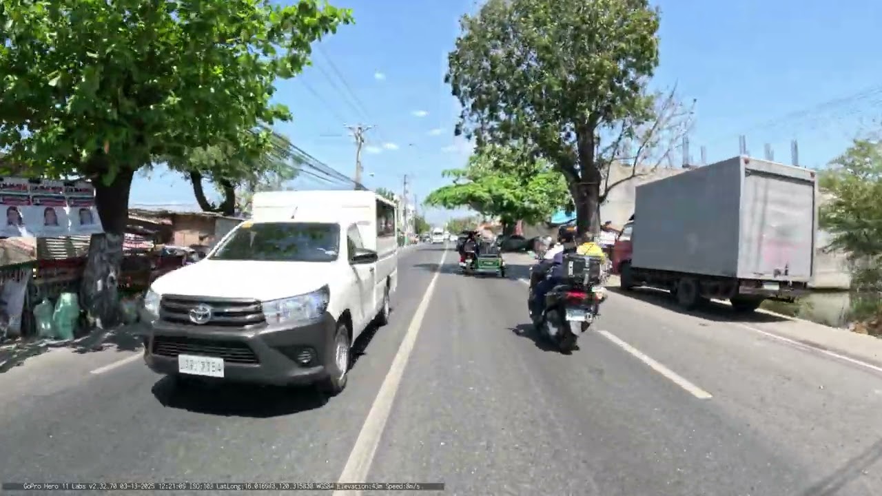Driving Binmaley - Dagupan City - Calasiao - Santa Barbara - Bogtong - Malasiqui - Bayambang
