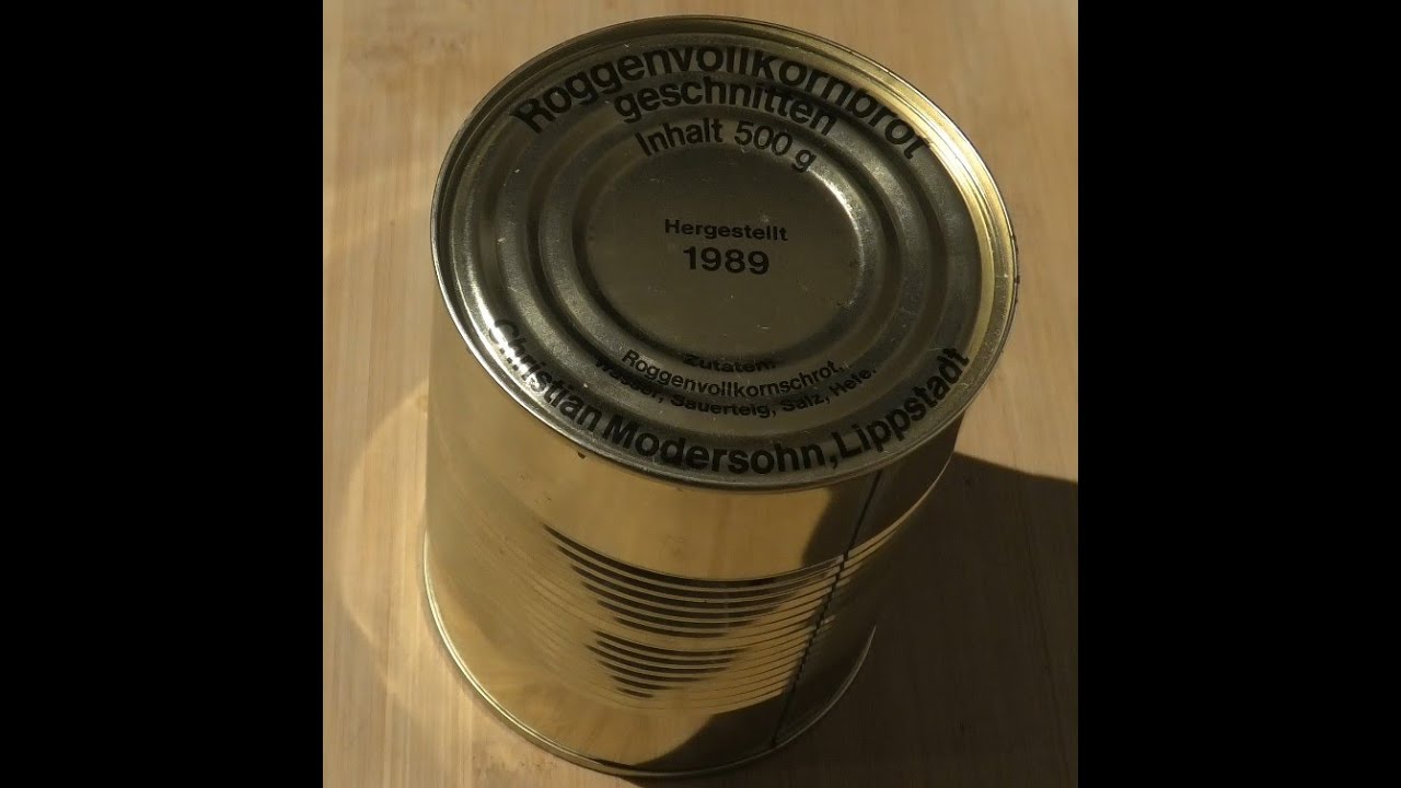 Das Dosenbrot von 1989