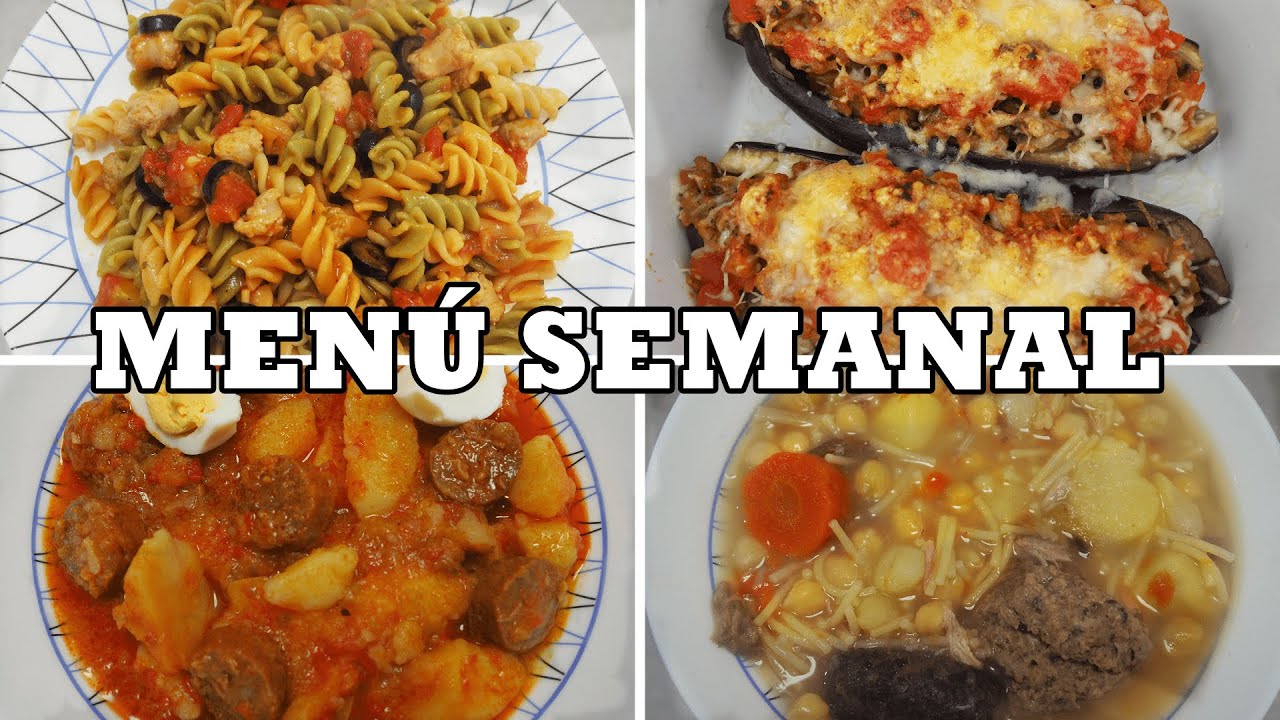 🍝MENÚ SEMANAL |¿QUE COMEMOS ESTA SEMANA?🍝