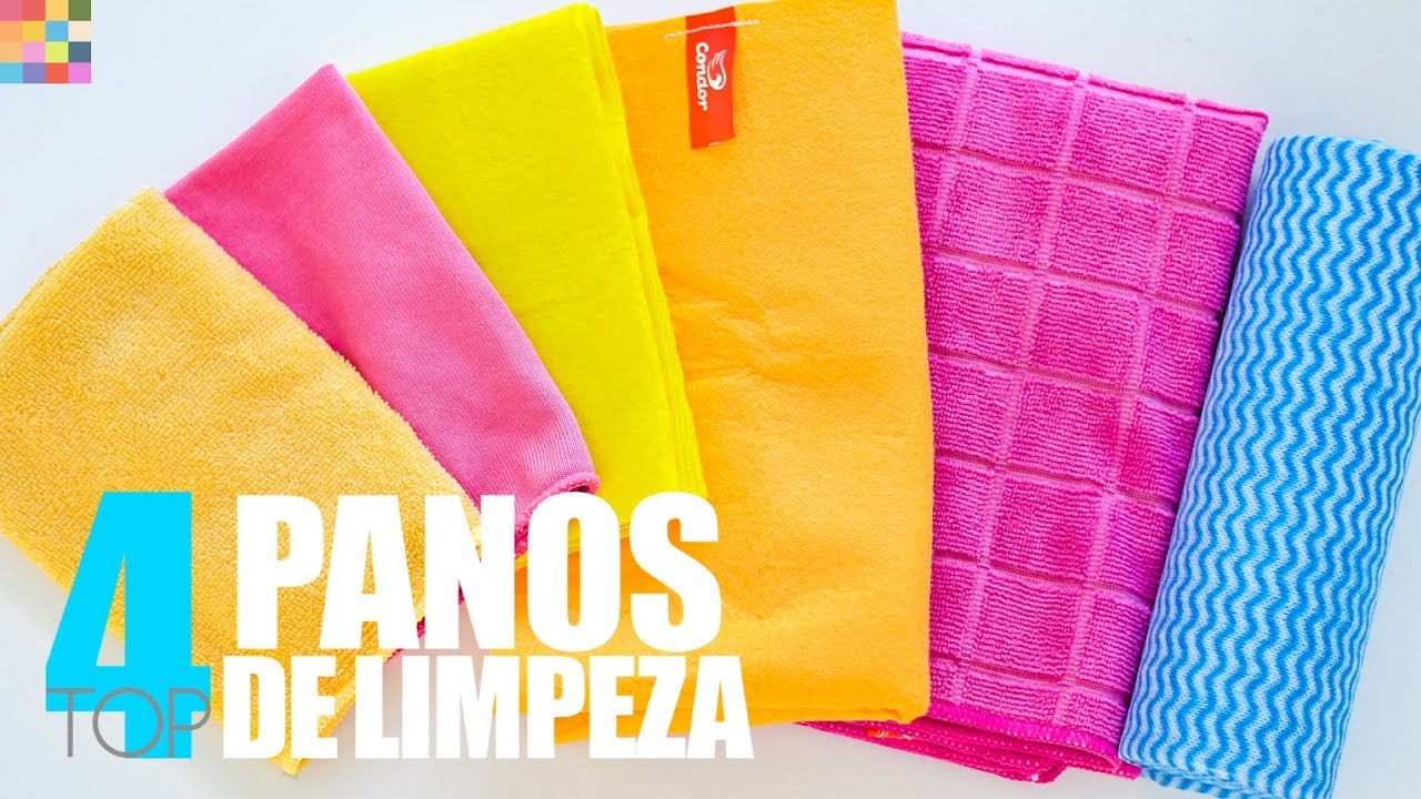 TOP 4 Panos de limpeza que eu adoro!