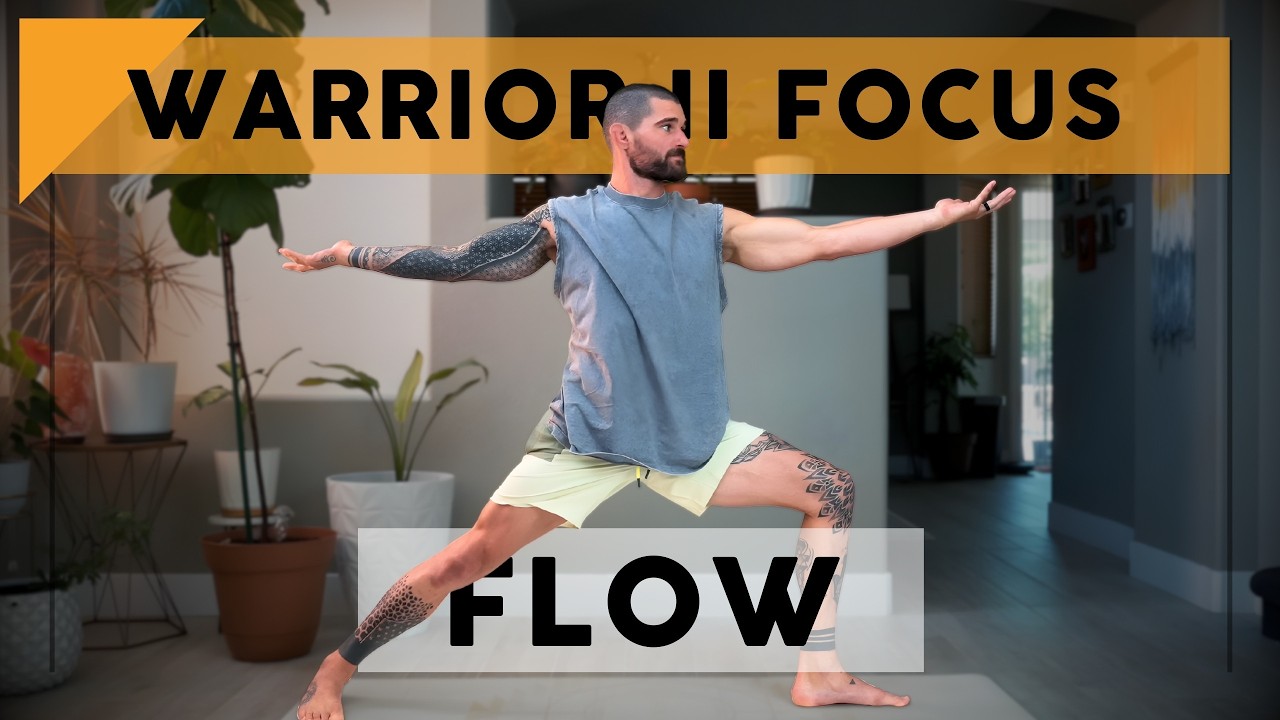 Попробуйте этот класс йоги «Warrior 2 Challenge»