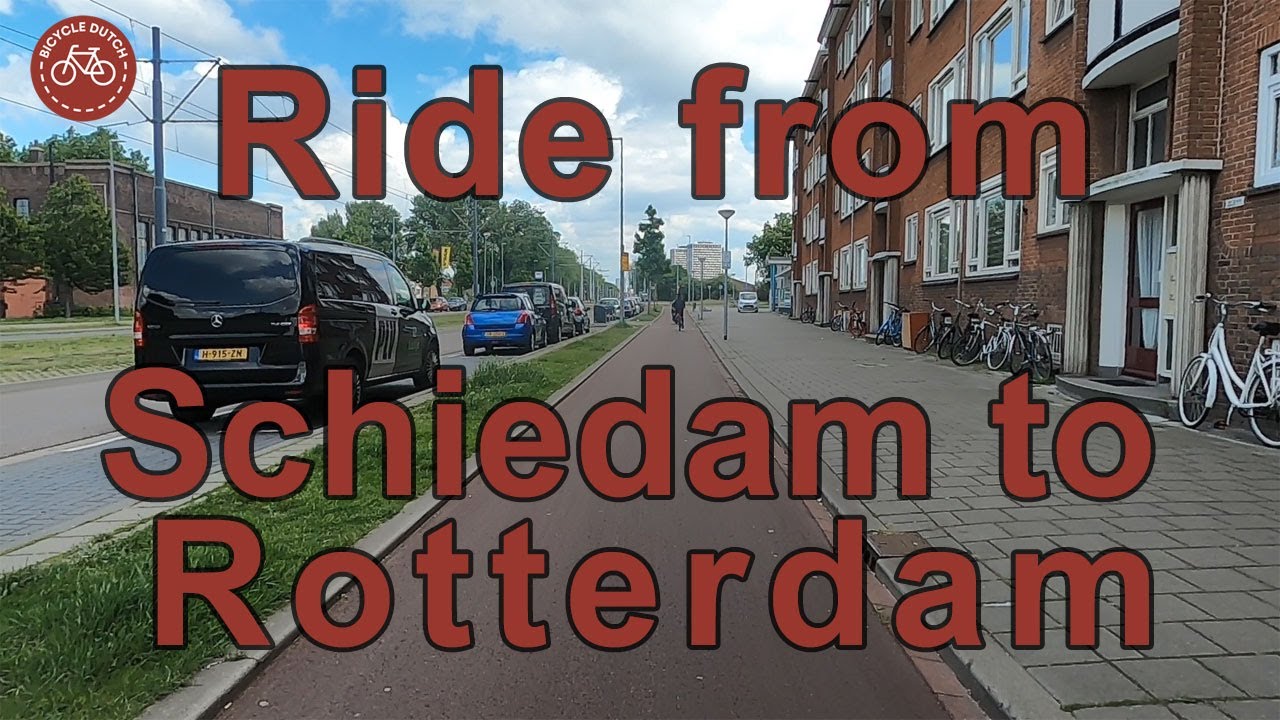 A ride from Schiedam to Rotterdam (Netherlands)