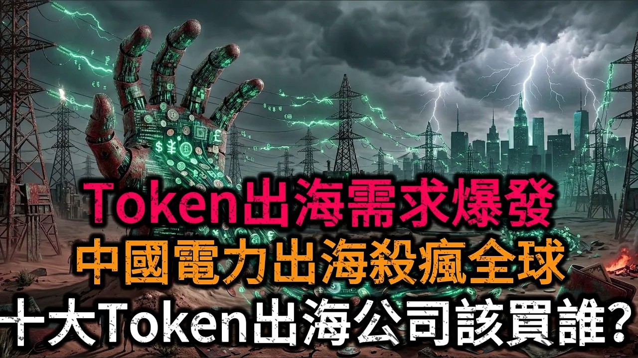 【深度解密】人类历史上第一个数字电力帝国，中国只用白菜价Token，把AI干成最拿手的制造业，中国Token出海概念十大受益公司都是哪些？
