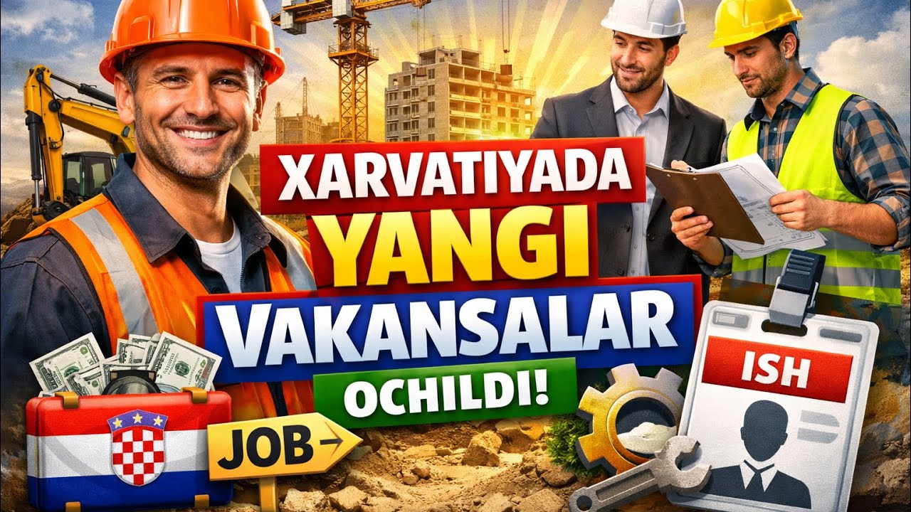 🇪🇺🇭🇷Xarvatiyada Qurulishda ish bor +385996719141 telegram..