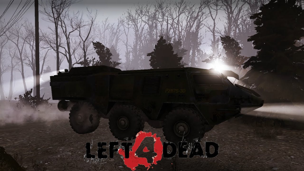 Evento en el campo de maíz y rescatados por los militares en la granja | Left 4 Dead