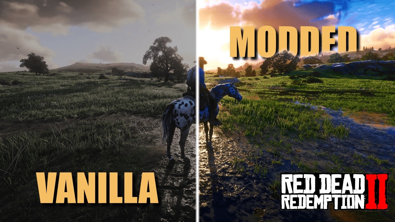 7 Graphics Mods Compared | Vanilla vs Modded - RDR2 (3 Weather Tests)