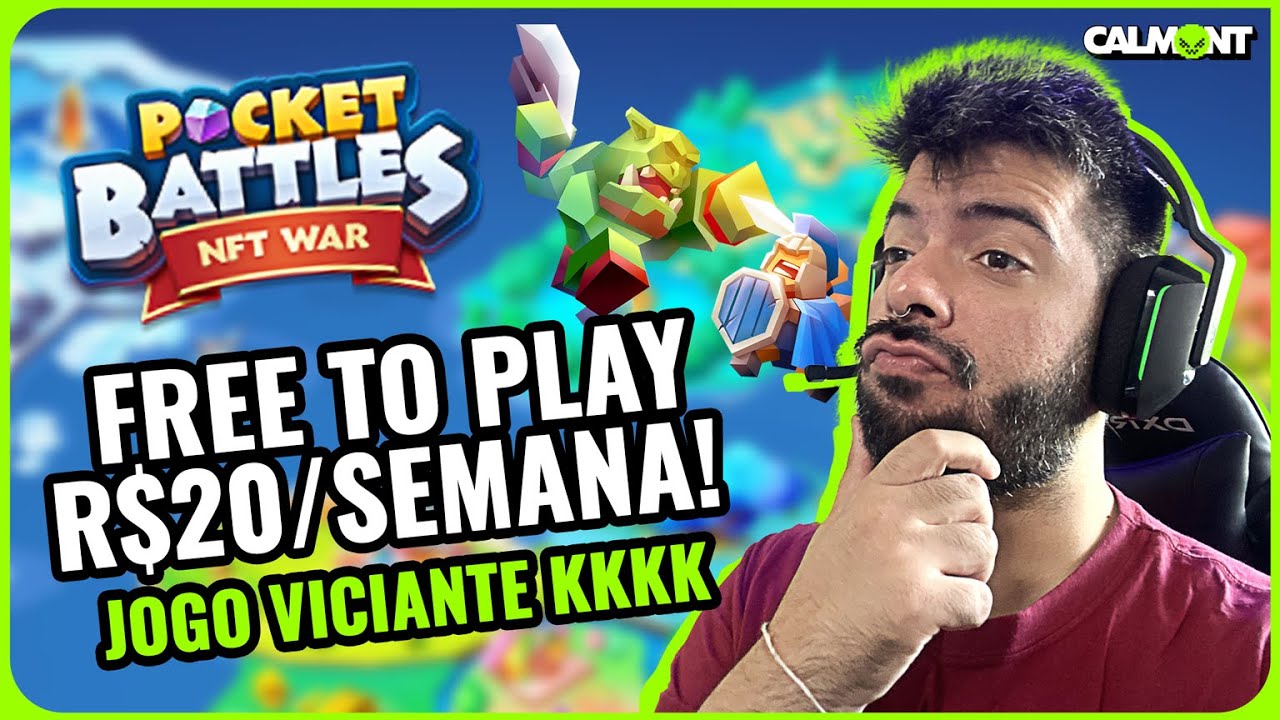 VICIANTE E PAGANDO FREE TO PLAY! - POCKET BATTLES: NFT WAR