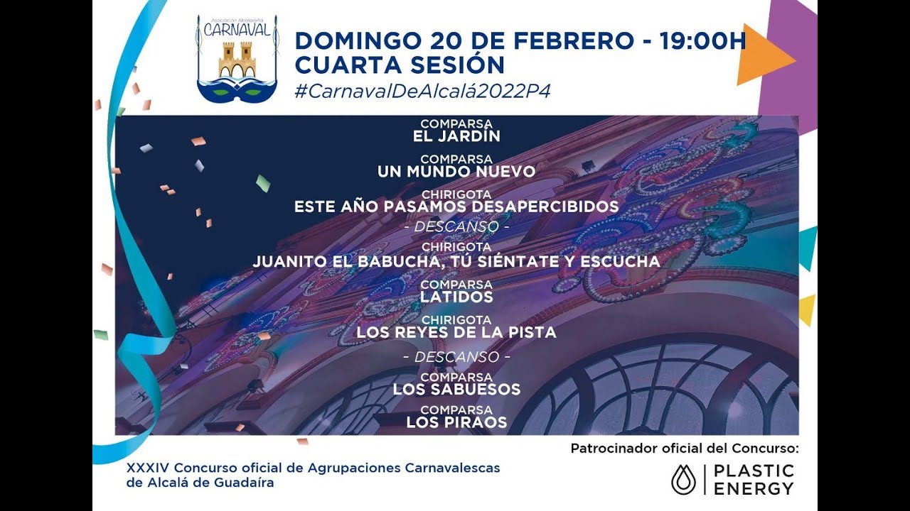🔴Concurso CARNAVAL ALCALÁ (Semifinales Sábado 19/02/2022)