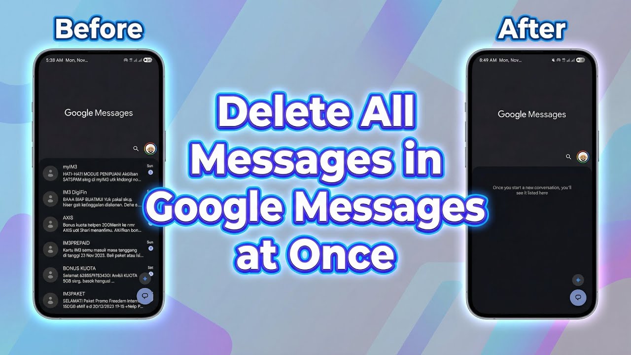 Как удалить ВСЕ сообщения Google сразу (без очистки данных приложения!)