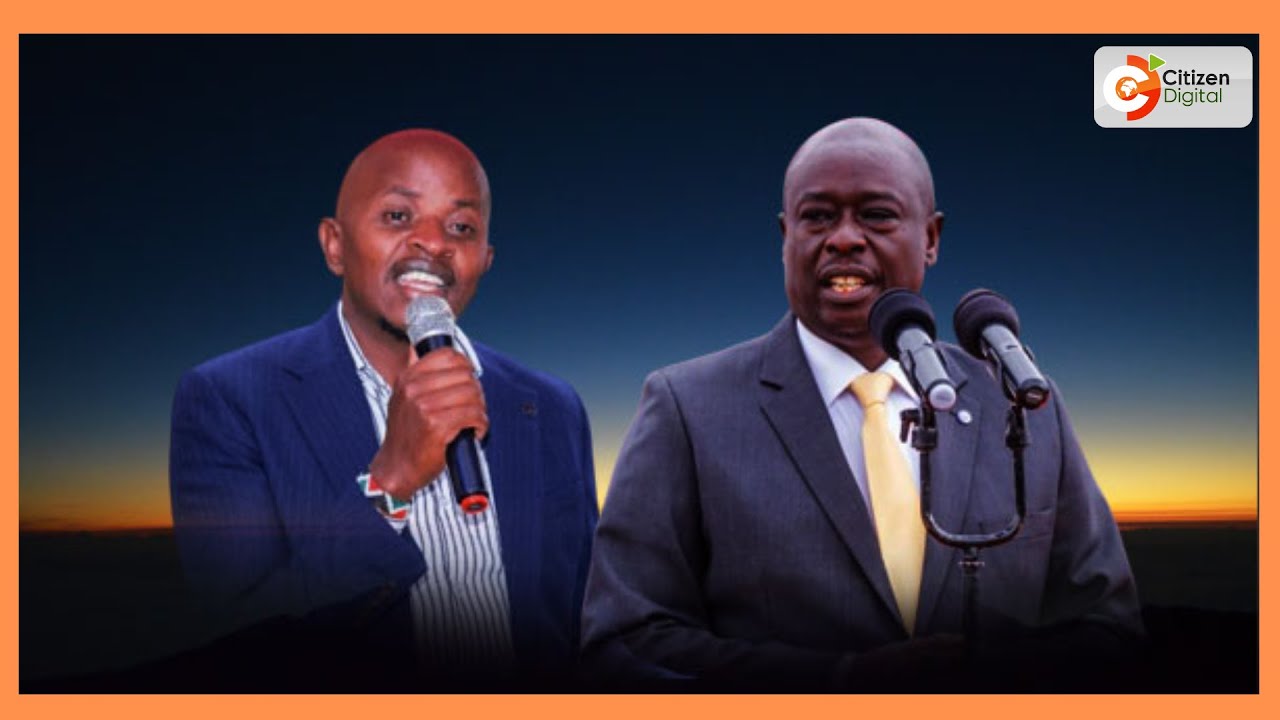 Gachagua supporters stage demonstration in Nyeri