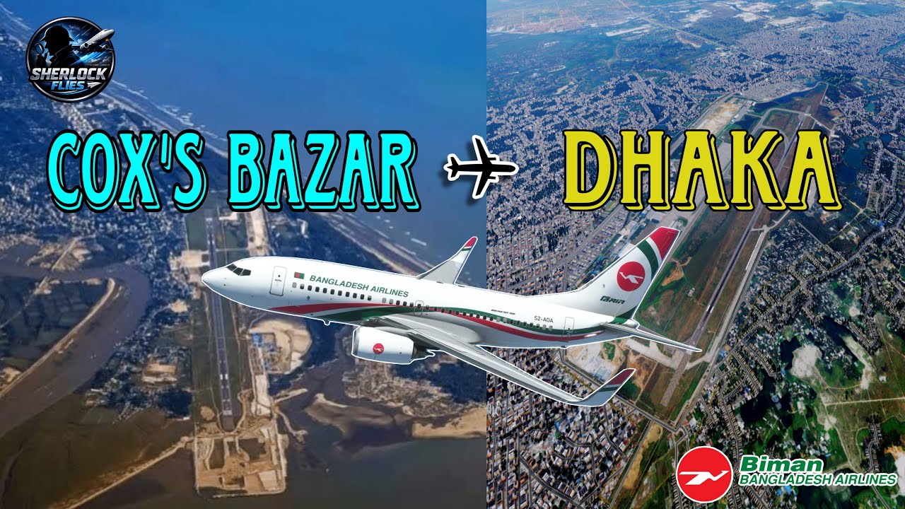 Cox's Bazar to Dhaka | Biman Bangladesh Airlines | CXB-DAC | Airbus A320Neo | Flight Simulator