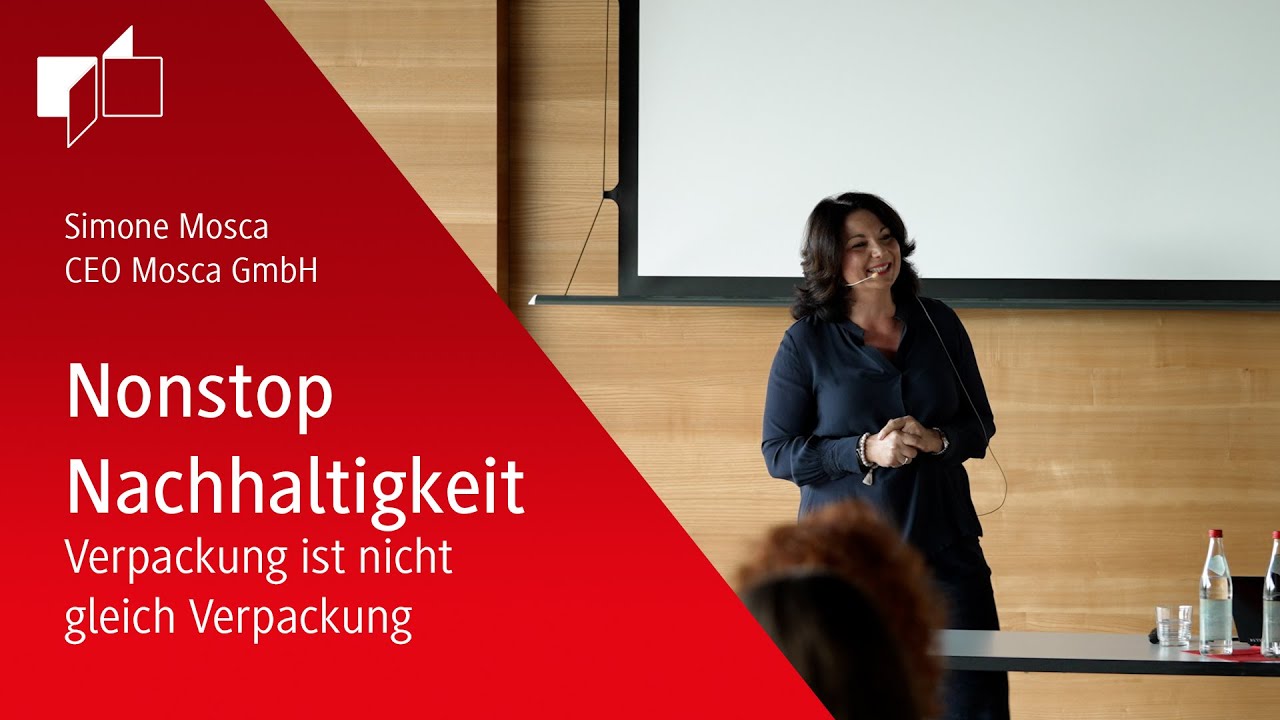 Nonstop Nachhaltigkeit - Vortrag von Simone Mosca