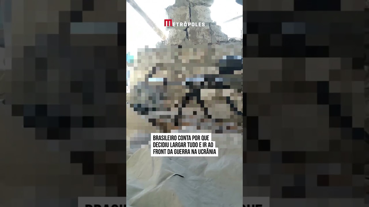 Brasileiro conta por que decidiu largar tudo e ir ao front da guerra na Ucrânia