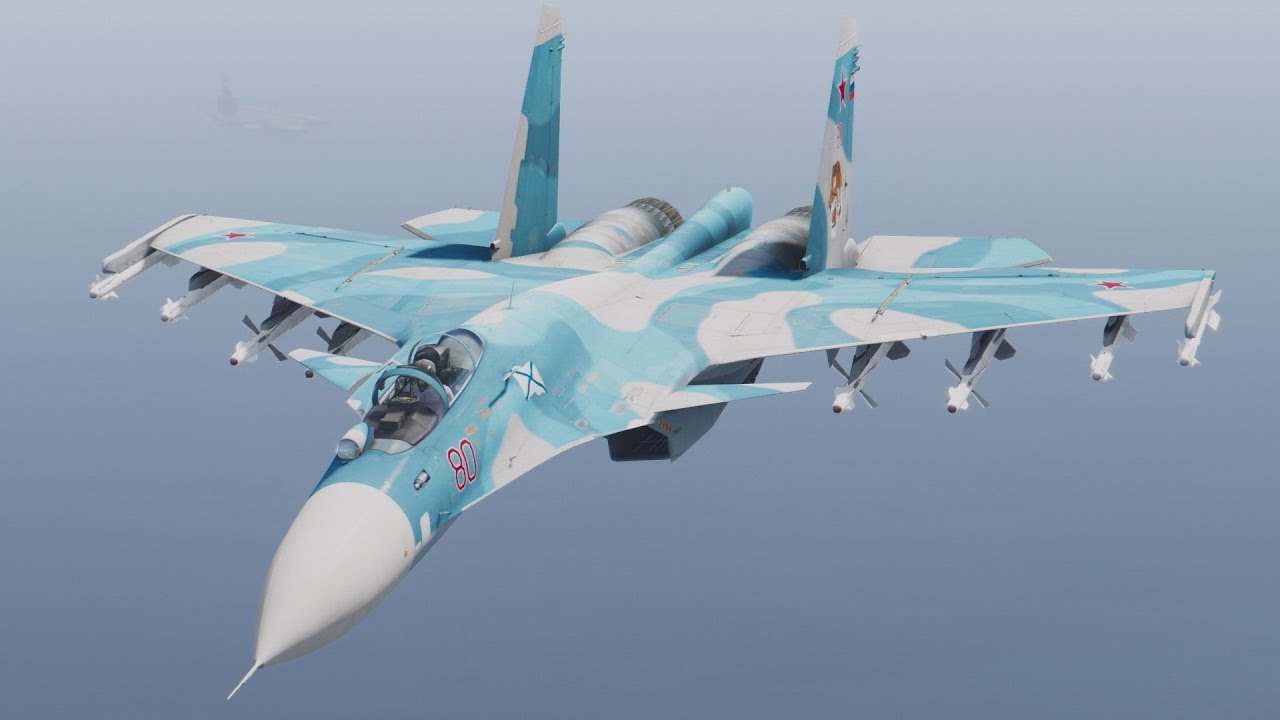 GTA V Su-33 Flanker-D (MOD)