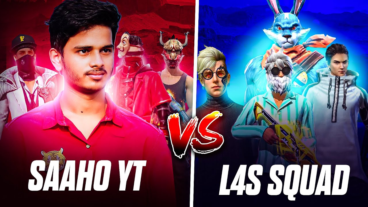 SAAHO SQUAD VS L4S SQUAD 😡😡 NIYYAVVA THAGGEDE LE🔥🔥🤩🤩