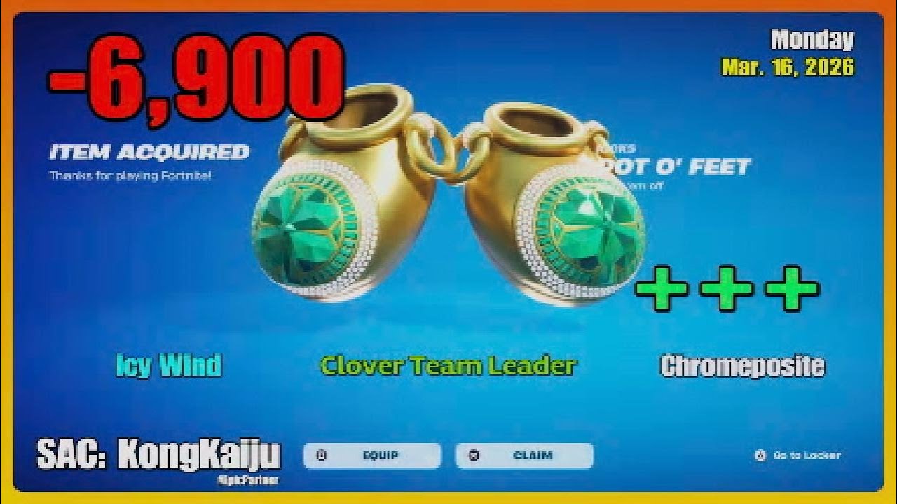I SPENT 6,900 V-BUCKS on Pot o' Feet, Foamposite Chromeposite, Nike Air Max 95000, Icy Wind + More!