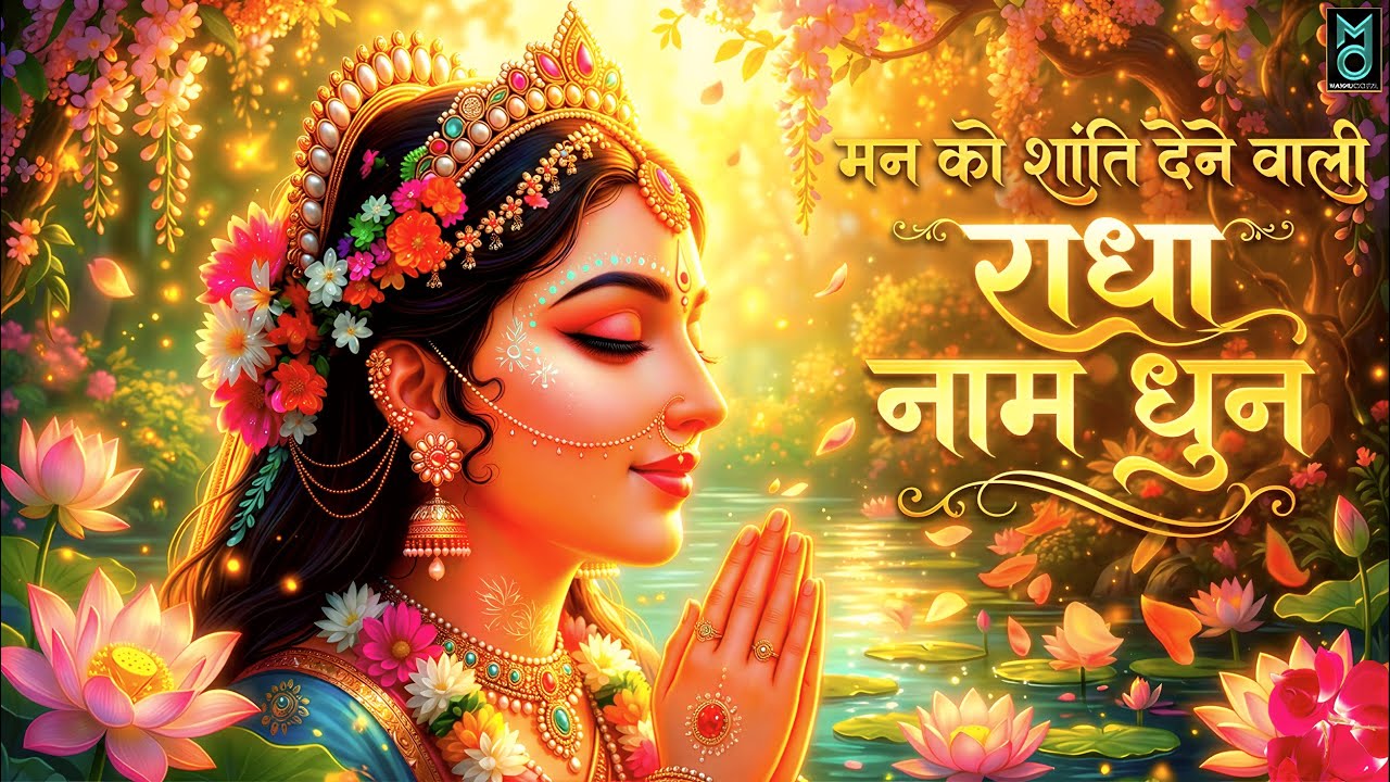 अखंड श्री राधा नाम जप 1008 Times | Divine Radha Naam Dhun | Spiritual Chanting #radhanamejaap