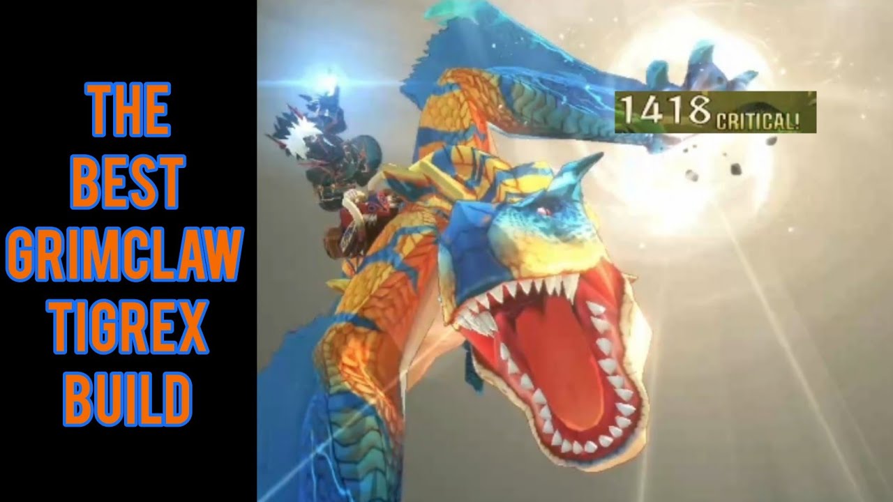 Monster hunter stories 2 the BEST Grimclaw Tigrex build