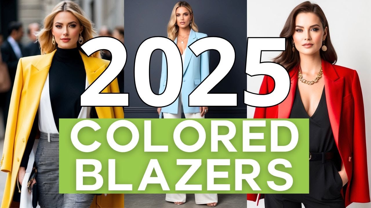 Top 5 Blazer Colors for 2025 & How to Style Them | Best Blazer Outfit Ideas for Every Occasion