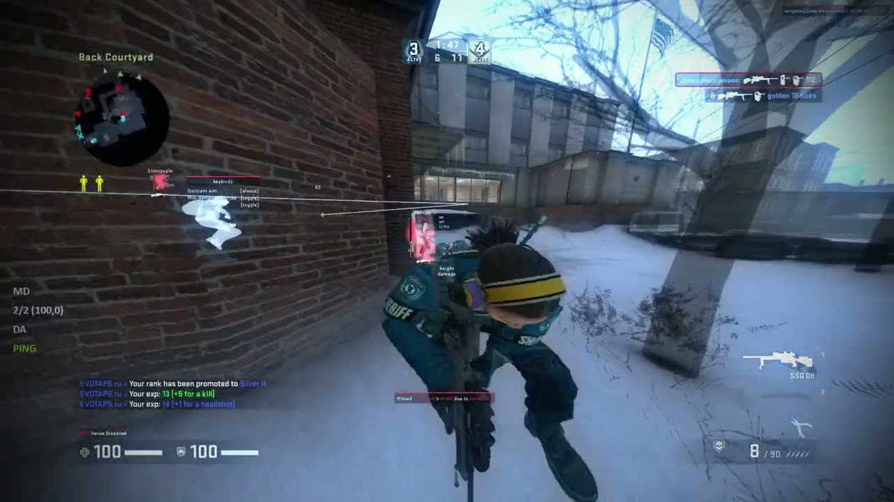 [csgo hvh] highlights #16
