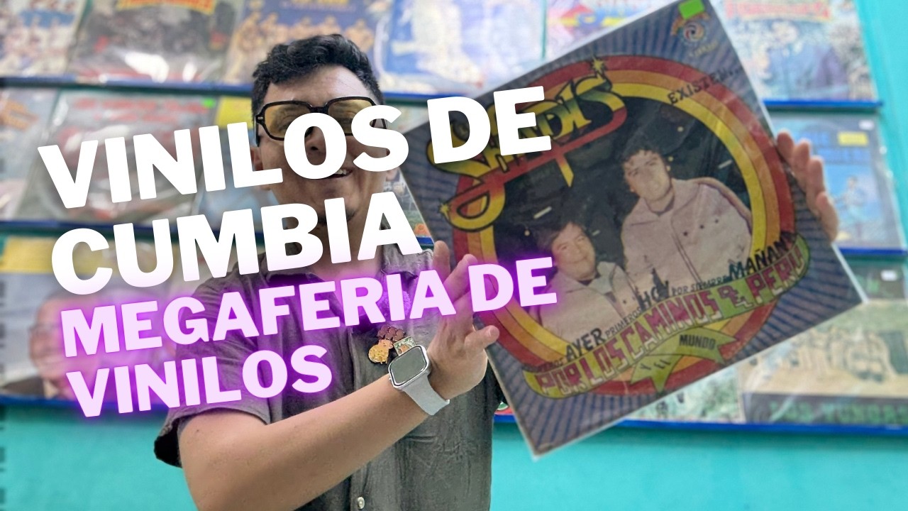 ¡Buscando VINILOS DE CHICHA y CUMBIA en la MEGAFERIA de Vinilos!