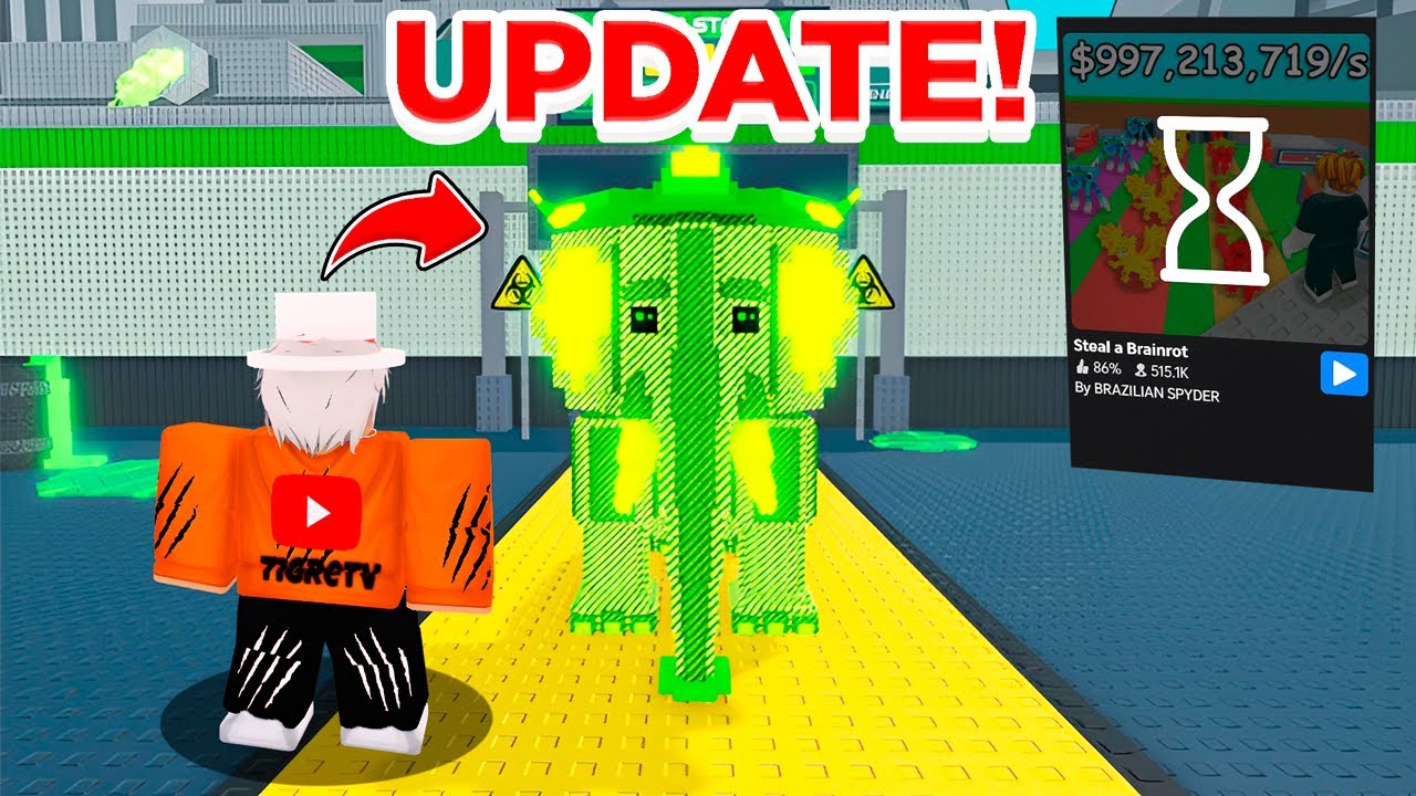 FINALMENTE O SAMMY REVELOU TUDO SOBRE A NOVA ATUALIZAÇÃO RADIOACTIVE DO ROUBE UM BRAINROT + PESCA!
