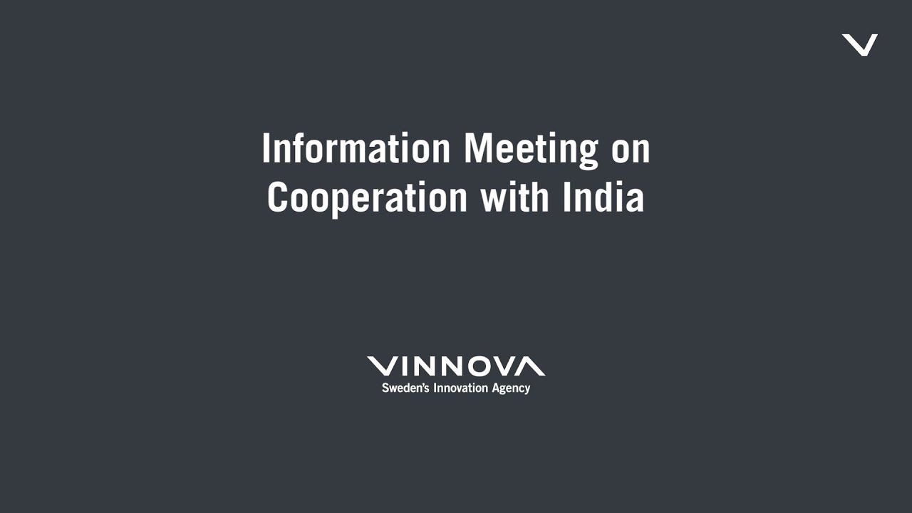 Webbs&auml;nt informationsm&ouml;te om samarbete med Indien