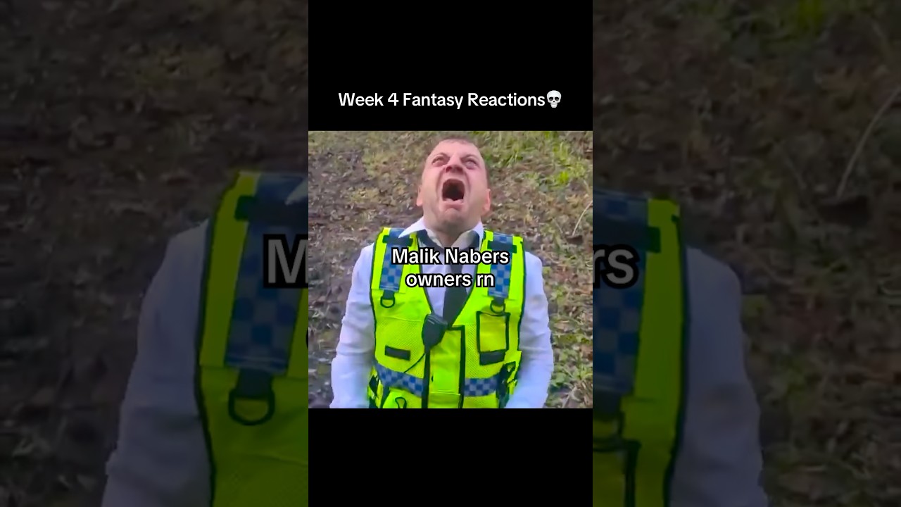Fantasy Football Reactions of Week 4💀 #fantasyfootball #nfl #relatable #memes #fantasy