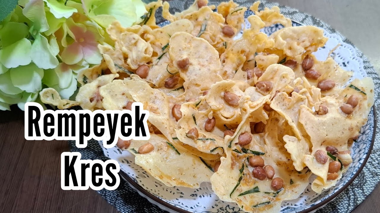 Rempeyek Renyah Anti Gagal / Crispy Peanuts Crackers Recipe 