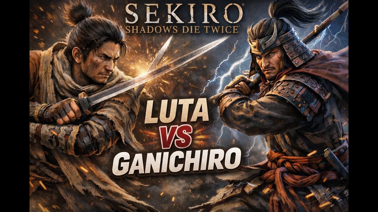 Lutando contra o Genichiro!  (Sekiro Shadows die Twice)