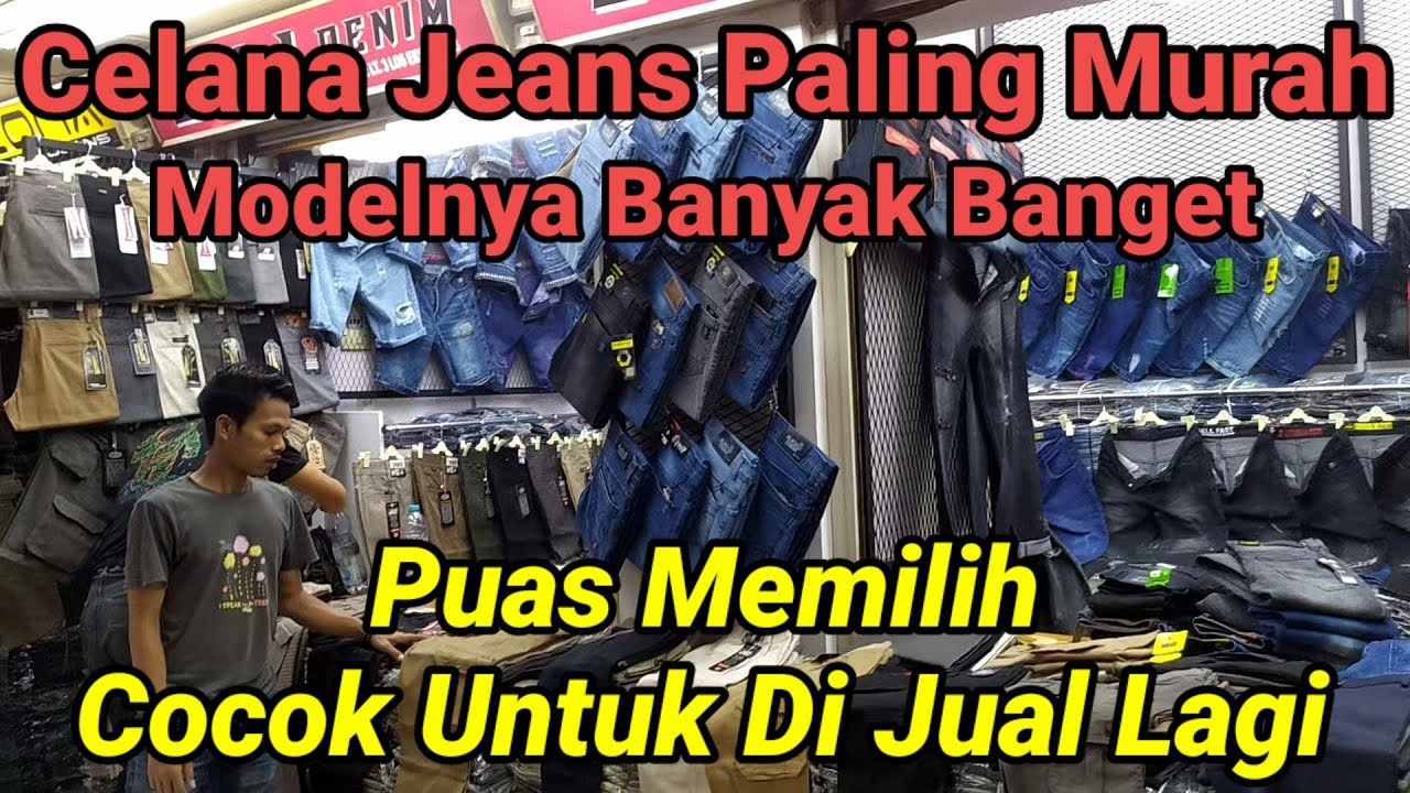 REVIEW CELANA JEANS MURAH & KEREN DI BLOK F TANAH ABANG