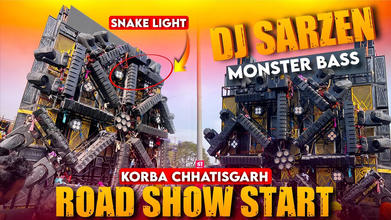 🚩 Hindu Nav Varsh Shobhayatra Korba 🎶 DJ SarZen Sound Quality 🔊 Full Power Bass 😍 