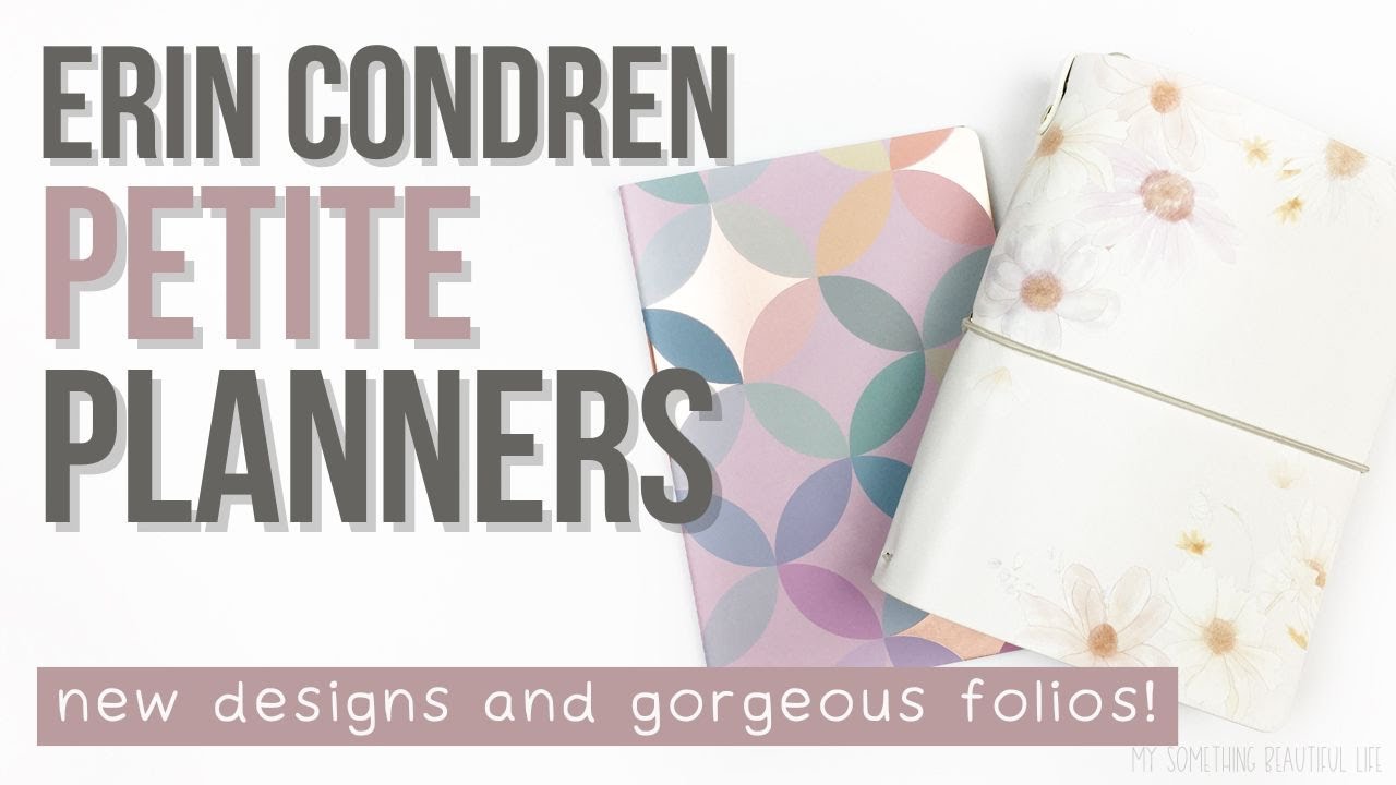 NEW 2024 ERIN CONDREN PETITE PLANNERS & On the Go Folios