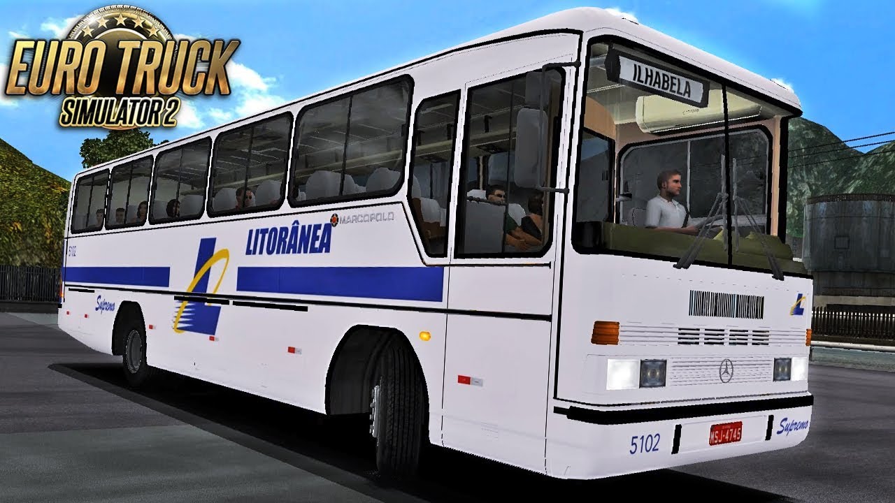 ETS 2 &ndash; MOD BUS | VIAGGIO G4 800 | LITOR&Acirc;NEA | S&atilde;o Paulo/Ilhabela - RBR + EAA