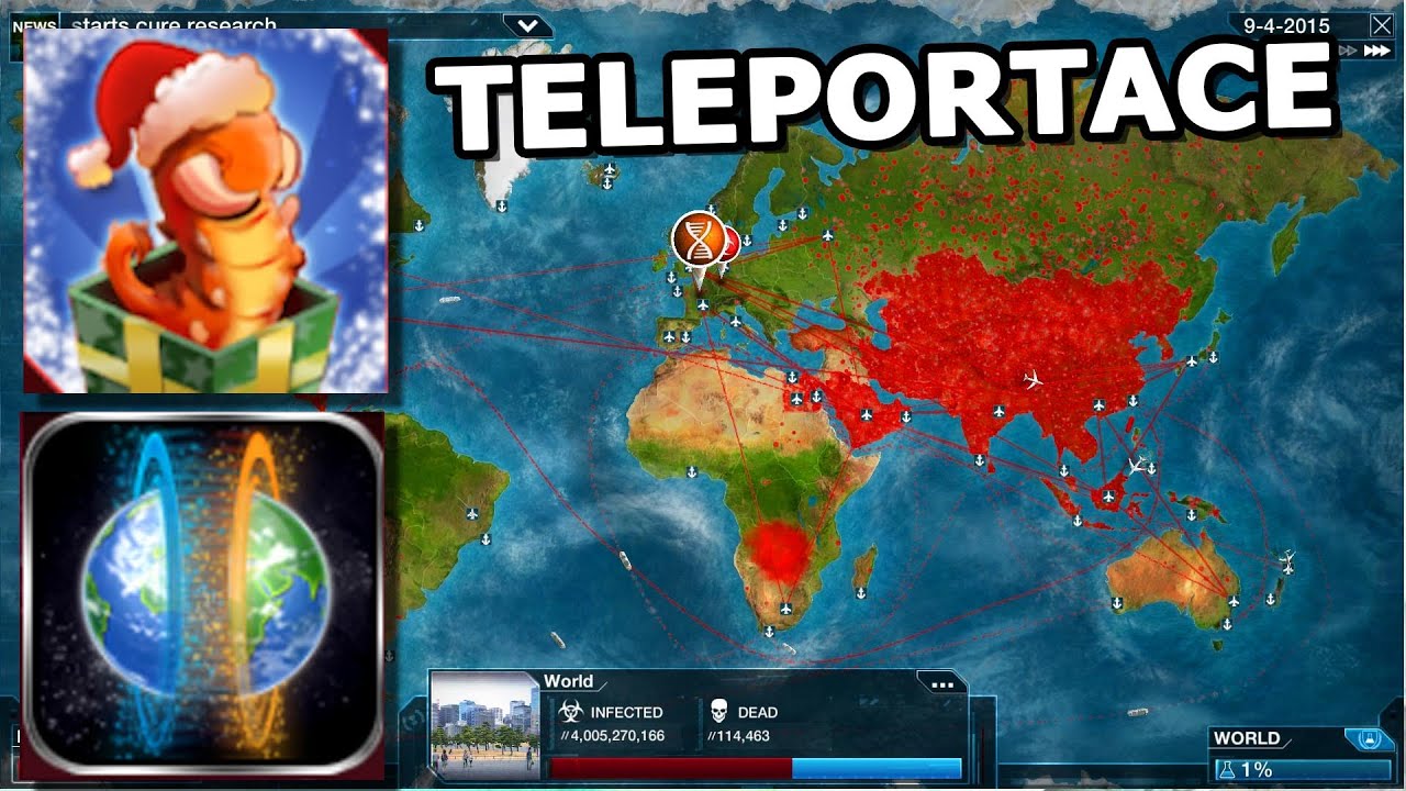 Teleportace a VÁNOČNÍ ČERV! - Plague Inc. #3