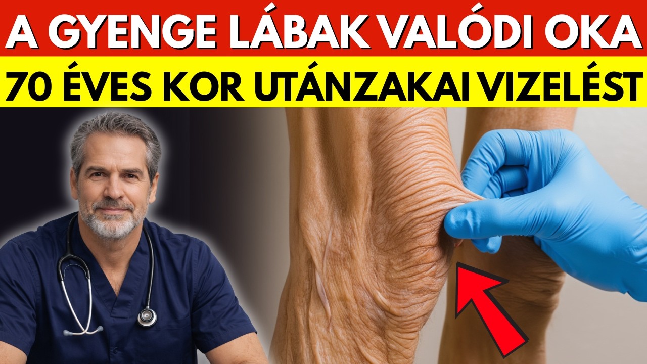 Miért gyengülnek el a lábaid 70 éves kor után — és miért nem „normális”, ahogy mondják?