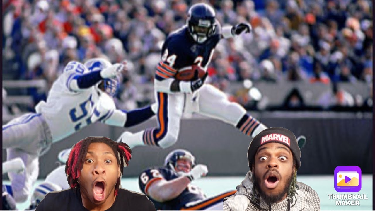 TACKLE WALTER AT YOUR OWN RISK!! Ki & Jdot Reacts to Walter Payton Highlights (Final Version)