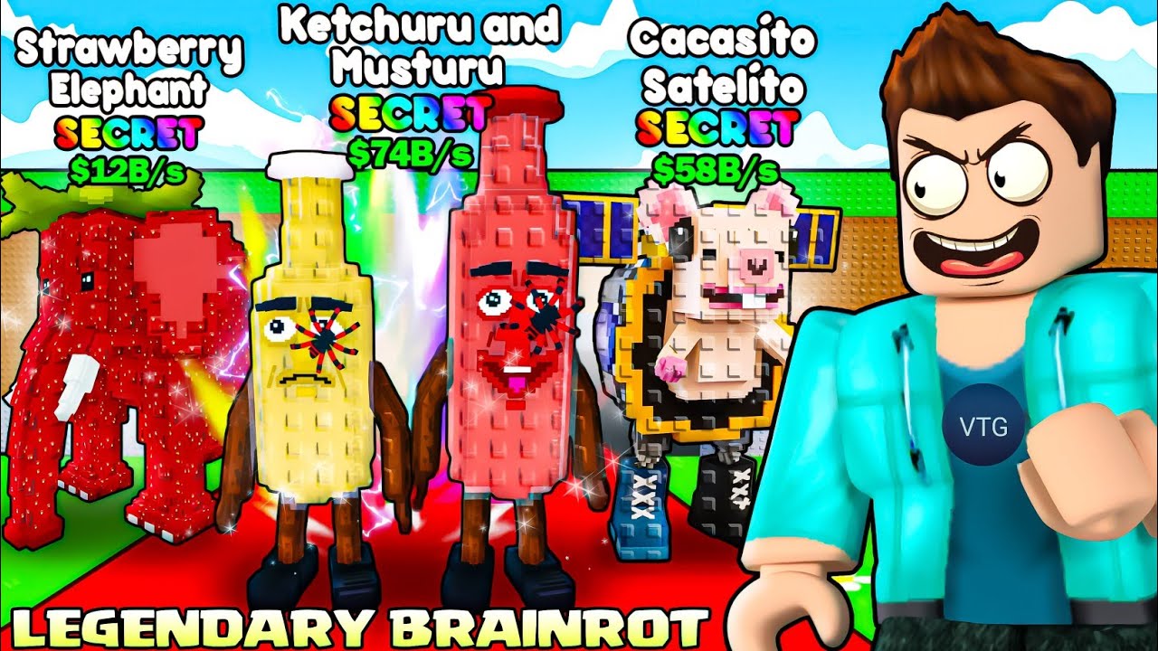 I GOT LEGENDARY BRAINROT GOD IN STEAL A BRAINROT ON VTG!