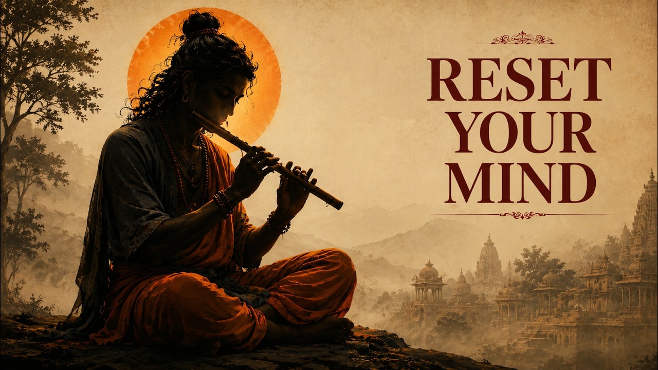 Reset Your Mind🌿 |Soothing Flute Music (Bansuri & Veena)|432 Hz Morning Meditation for Stress Relief