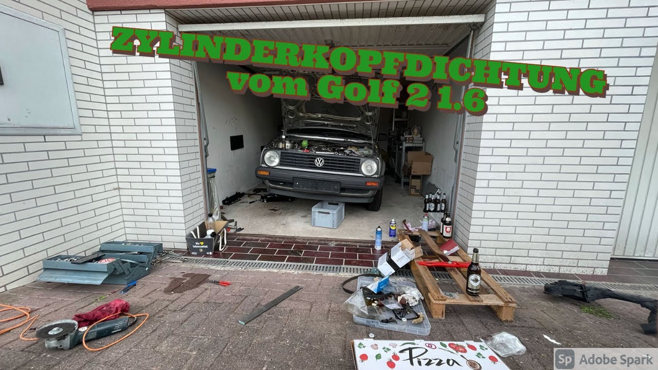Zylinderkopfdichtung vom Golf 2 1.6 gewechselt = Motorschaden verhindert!