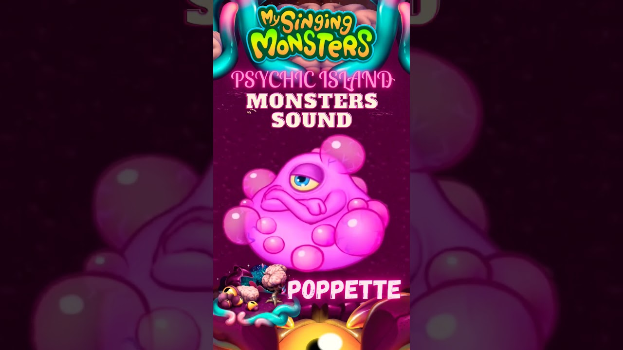 MSM Psychic Island Monsters Sound - Poppette #games #mysingingmonsters #shorts #msm