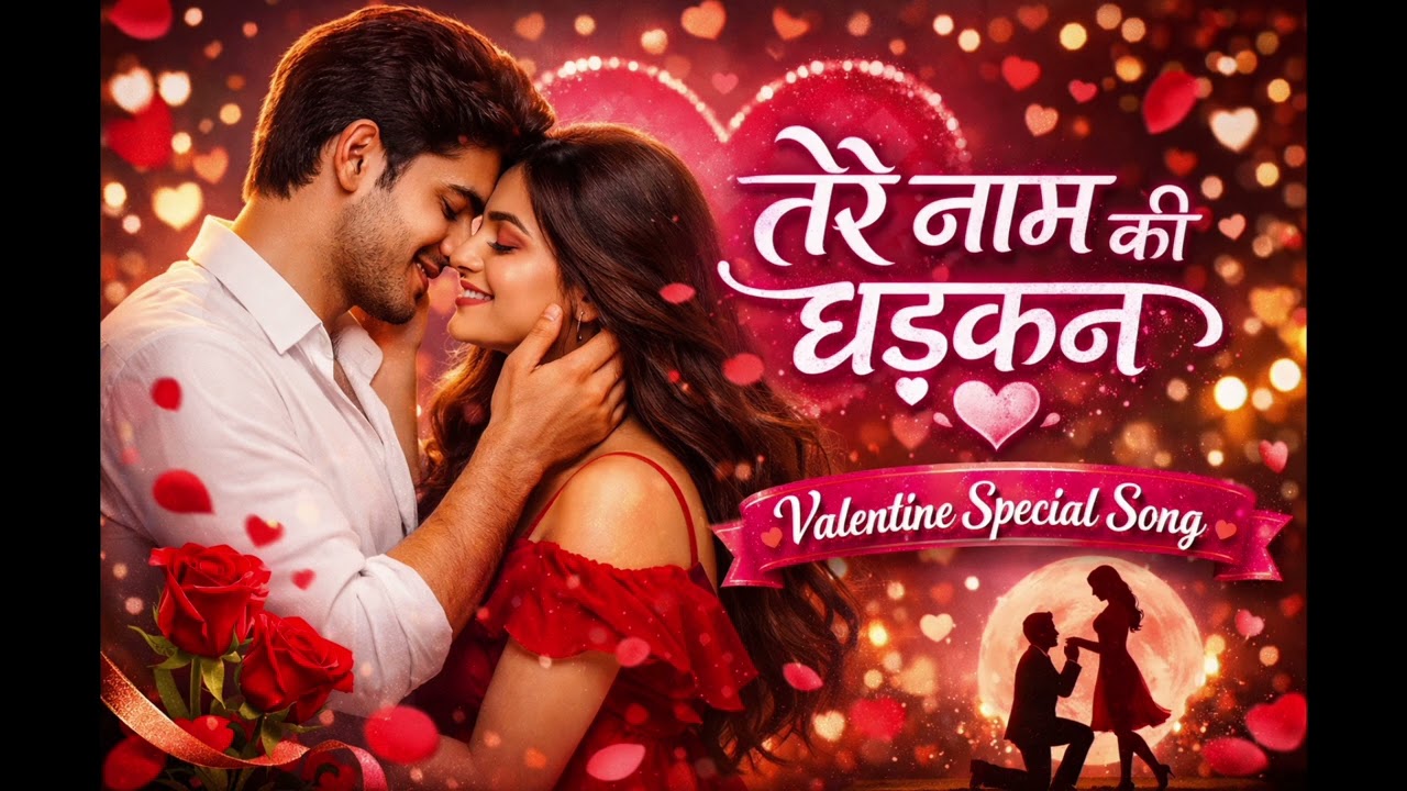 तेरे नाम की धड़कन | Valentine Special Romantic Song 2026 ❤️‍🔥😍♥️