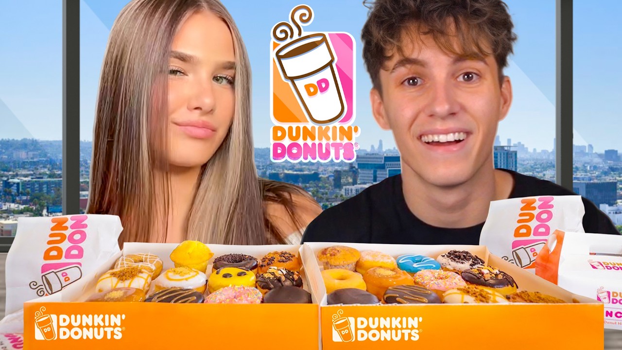 Ochutnáváme Poprvé Dunkin' Donuts S Klárkou!