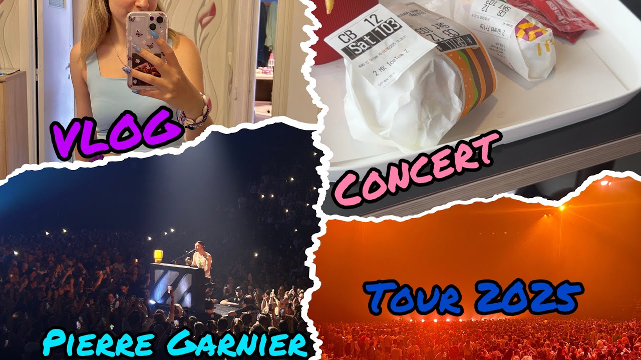 Vlog concert Pierre Garnier Tour 2025 🤩🫶🏻